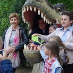 Pielgrzymko- wycieczka dzieci do Sokółki i do Parku Dinozaurów w Jurowcach 19.05.2016r.